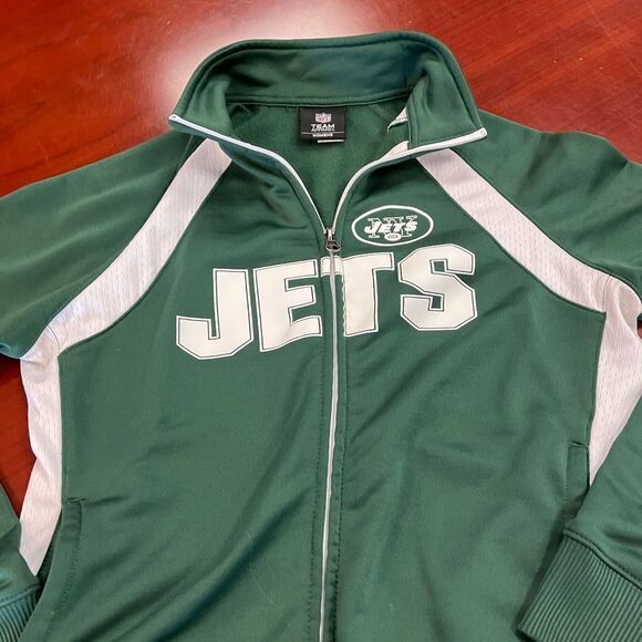 New York Jets Ladies Zip Up Jacket sz S (flaw) - Picture 2 of 5